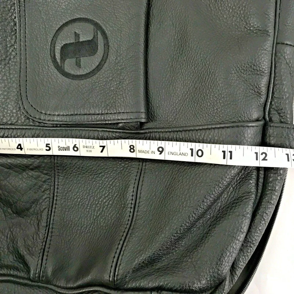 Soft Black Leather‎ Briefcase Attache Bag Business Supple Unbranded Mexico-Made